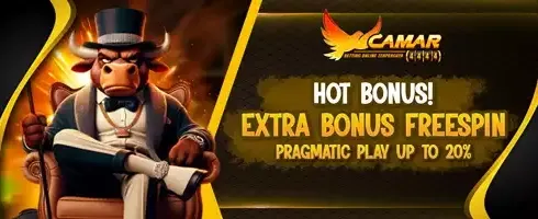 BONUS EXTRA FREESPIN PRAGMATIC PLAY promotion banner